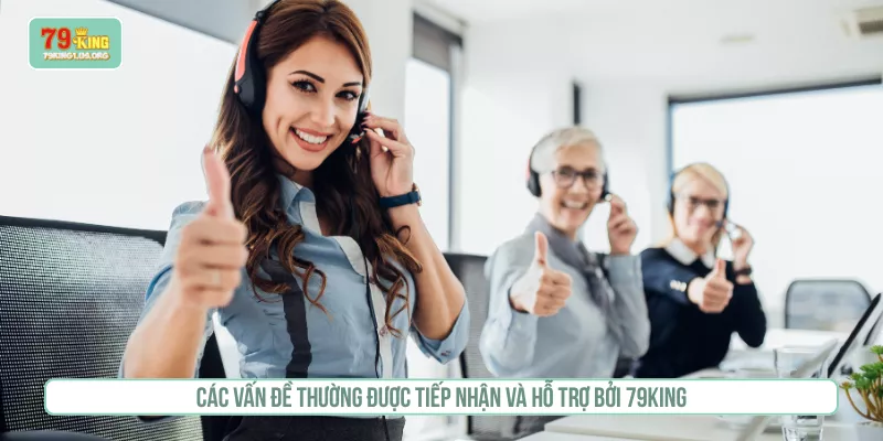 Các vấn đề thường được tiếp nhận và hỗ trợ bởi 79KING