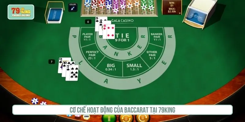 Cơ chế hoạt động của baccarat tại 79KING