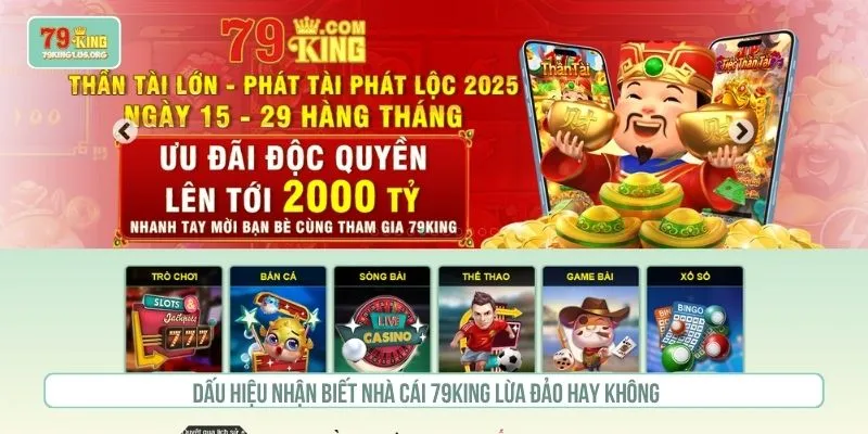 Dấu hiệu nhận biết nhà cái 79KING lừa đảo hay không