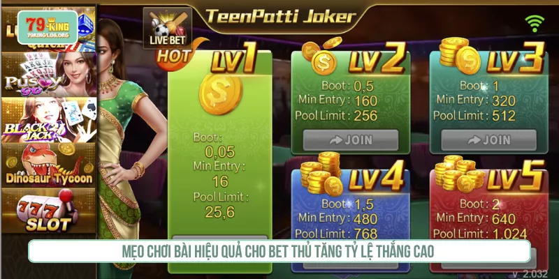 Mẹo chơi bài hiệu quả cho bet thủ tăng tỷ lệ thắng cao