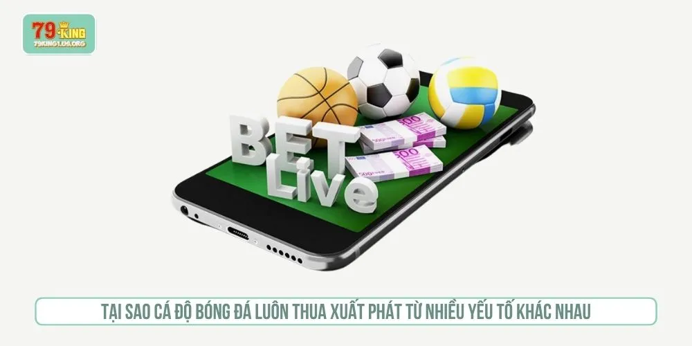 Tại sao cá độ bóng đá luôn thua xuất phát từ nhiều yếu tố khác nhau
